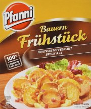 Pfanni Bauern Fr&uuml;hst&uuml;ck Bratkartoffeln mit Speck & Ei 2 Portionen, 5er Pack (5 x 400g)