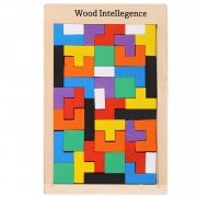 Irady Tetris Tangram Holzpuzzles Didaktisches Lernspielzeug
