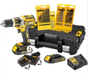 DeWalt Akku-Schlagbohrschrauber DCK795S2T mit 71-tlg. Zubeh&ouml;r und zwei Akkus nur 169,90 Euro 