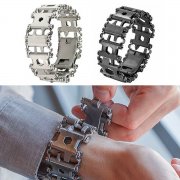 Edelstahl Multitool Armband (wie Leatherman TREAD) @TomTop