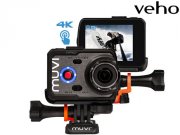 Veho Muvi K-2 Pro 4K-Action-Cam mit WLAN und LCD-Touchscreen f&uuml;r 105,90&euro; statt 199,95&euro;