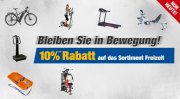 10% Rabatt auf das Sortiment Freizeit bei Plus