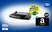 1&1 DSL + 180&euro; + 100&euro; Startguthaben + 50&euro; Amazon
