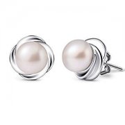 B.Catcher Perlen Ohrringe Damen 925er Silber Ohrschmuck bei Amazon f&uuml;r 10&euro;