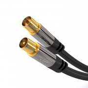 KabelDirekt Antennenkabel Koax Stecker