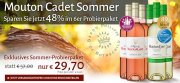 6er Pack Mouton Cadet im Sommerweinpaket nur 29,70&euro;