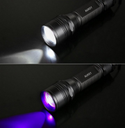 Aukey Taschenlampe mit UV-Licht-Modi, wasserdicht nur 6,40 Euro inkl. Versand