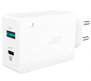 USB C Dual Port Ladeger&auml;t von Aukey in Wei&szlig; mit Gutscheincode nur 6,99 Euro statt 18,99 Euro