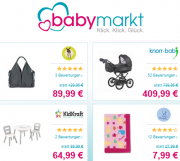 Gro&szlig;es Risiko-Rabatt-Rennen beim Babymarkt bei dem ihr bis zu 61% Rabatt ergattern k&ouml;nnt