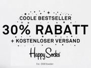 Kunterbunte stylische Bestseller bei Happy Socks um 30% reduziert + kostenloser Versand 