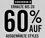 Jetzt bis zu fetten 60% Rabatt auf ausgew&auml;hlte Sneaker und Boots bei Converse absahnen