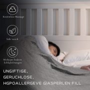 21,00 &euro; Rabatt auf 9kg Therapiedecke, gegen Stress/Angst/Schlafst&ouml;rung,150x200cm