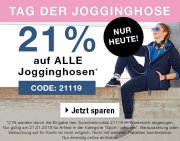 21% auf alle Jogginghosen bei Ulla Popken