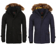 H&ouml;henhorn Cardada Winterjacke f&uuml;r Herren mit Fellkragen nur 39,99 Euro inkl. Versand