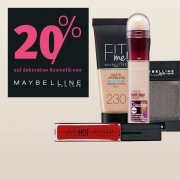 20% auf Maybelline Kosmetik bei Rossmann