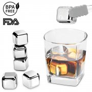 Edelstahl Eisw&uuml;rfel Ice Cubes Set von Riversong