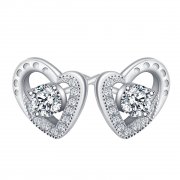 Damen Sterling Silber Ohrstecker &ldquo;Ewige Liebe&rdquo; f&uuml;r 11,98&euro; statt 15,99&euro;