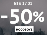Oberhammer! 50% Rabatt auf alle Artikel ausgew&auml;hlter Marken bei Hoodboyz