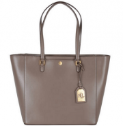 Edler Ralph Lauren Shopper Newbury aus Rindsleder mit Logo-Anh&auml;nger nur 139,99 Euro
