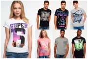 Superdry f&uuml;r M&auml;nner und Frauen T-shirts bei Ebay zum Bestpreis