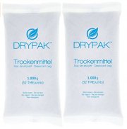 2 x 1.000 Gramm (1 kg) Trockenmittelbeutel / Silicagel / Silicabeutel (regenerierbar) 