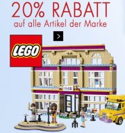 20 % Rabatt auf Lego bei Karstadt