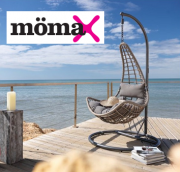 H&auml;ngesessel Caitlin + Kissen mit Gutscheincode f&uuml;r 79,00 Euro inkl. Versand bei M&ouml;max