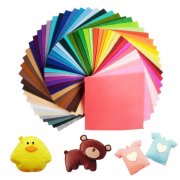 Jingxu 60 Farben Filzstoff 15 x 15cm Bastelfilz bei@amazon - 8,49&euro;
