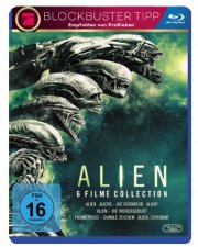 Alien 1-6 Collection [Blu-ray] bei Amazon f&uuml;r 25 Euro 723 Minuten Filmmaterial