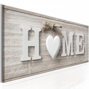 Deko-Leinwandbild Home 120x40cm beiAmazon f&uuml;r 12,48&euro; anstatt 45,99&euro;