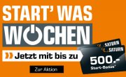 Saturn: bis zu 500 Euro Gutschein beim Kauf ausgew&auml;hlter Artikel !