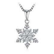 Schneeflocke Kette 925 Sterlingsilber bei Amaon f&uuml;r 15,87&euro; anstatt 23,86&euro;