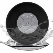 Tragbarer Mini Bluetooth-Lautsprecher mit Saughalterung in Schwarz nur 3,85 Euro inkl. Versand