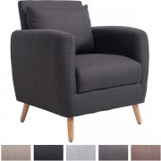 Bequemer Polster-Sessel TILGARD mit Armlehne, Stoff-Bezug f&uuml;r 119,90&euro; statt 149,90