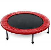 Fitness Trampolin in schickem Rot belastbar bis 100 kg mit Gutscheincode nur 62,69 &euro; inkl. Versand