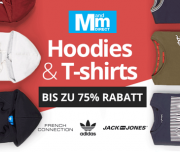 Wahnsinn! Jetzt Hoodies und T-Shirts f&uuml;r die ganze Familie bei MandMdirect um bis zu 75% reduziert!