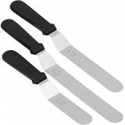 Chefarone Winkelpalette Set - 3 Streichpaletten Edelstahl bei@amazon - 11,87&euro;