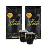 Grand Maestro Italiano Edizione Limitata 2kg Kaffeebohnen + 2 Espresso Tassen f&uuml;r 31,98&euro;