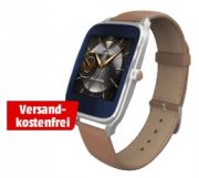 ASUS ZenWatch 2 Smart Watch Leder, 115 mm, Silber/Braun nur 79&euro; inkl. Versand