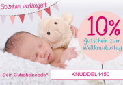 NUR HEUTE: 10% Rabatt mit Gutscheincode zum Weltknuddeltag beim Babymarkt!