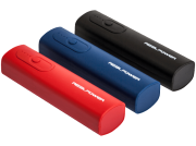 REALPOWER PB-T1 3er Pack Powerbank 3x 2600 mAh Rot/Blau/Schwarz