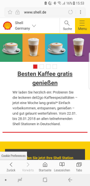 Gratis Kaffee 
