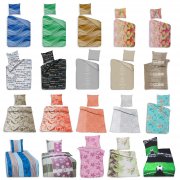 Seersucker Bettw&auml;sche B&uuml;gelfrei 135&times;200 + 80x80cm f&uuml;r 9,95&euro; statt 30&euro;