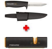 Fiskars Bundle: Universalmesser K40 & Xsharp Messersch&auml;rfer f&uuml;r 14,99&euro;