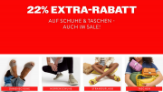 22% Extra-Rabatt auf alle Schuhe und Taschen f&uuml;r Damen und Herren bei Mirapodo