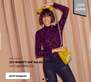 22% Extra-Rabatt auf &uuml;ber 13.000 Mode-Artikel f&uuml;r Damen, Herren und Kinder bei Dress For Less