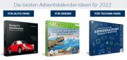 22% Rabatt auf alle Adventskalender bei Franzis
