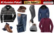 22% Rabatt auf ALLES inkl. bereits reduzierter Sale Artikel + gratis Versand im Vorteilshop