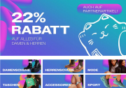 22% Rabatt auf das komplette Damen und Herren Sortiment bei Mirapodo