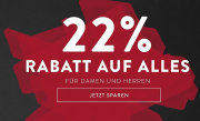 22% Rabatt auf das komplette Sortiment mit &uuml;ber 199.000 Artikel f&uuml;r Damen und Herren bei Mirapodo